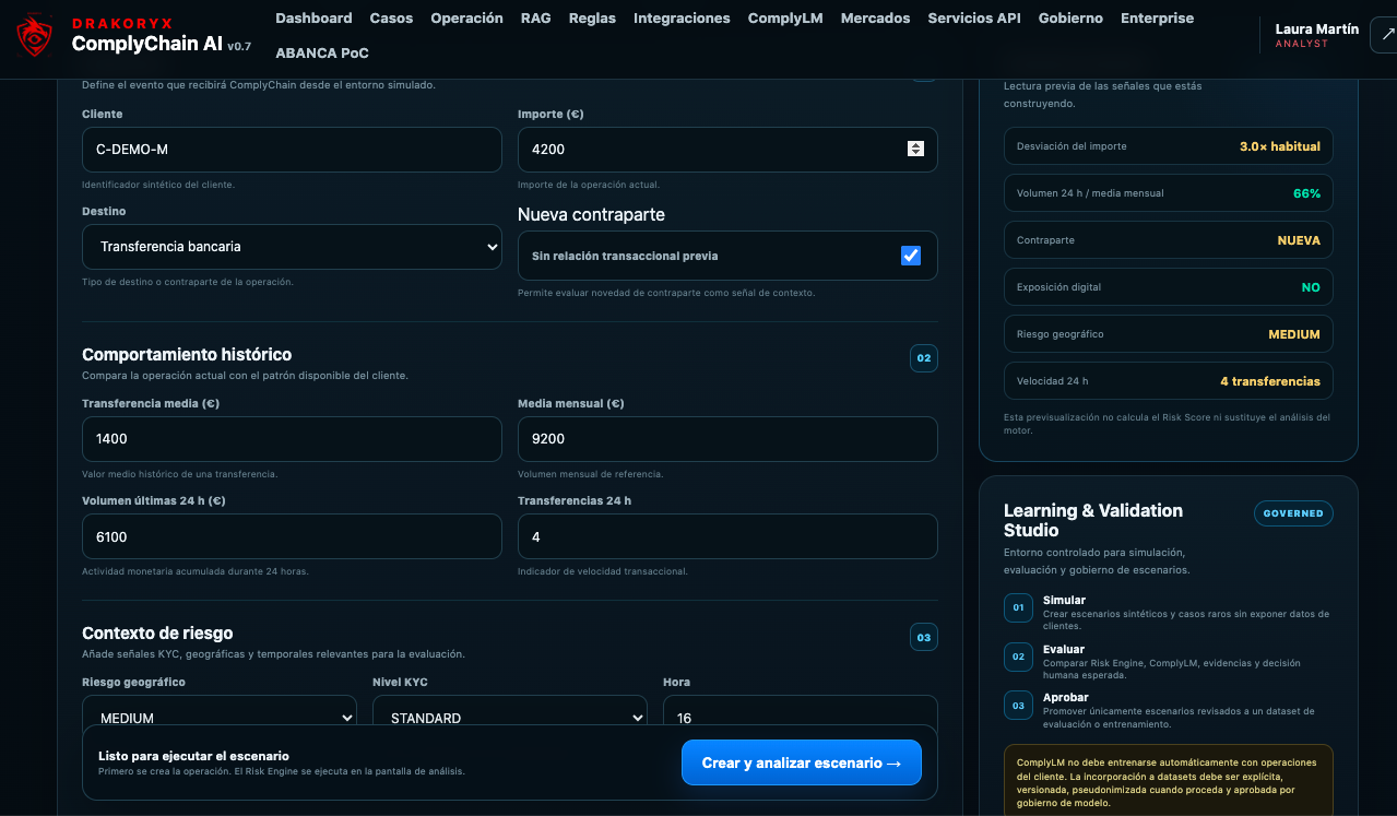 ScenarioLab ComplyChain AI